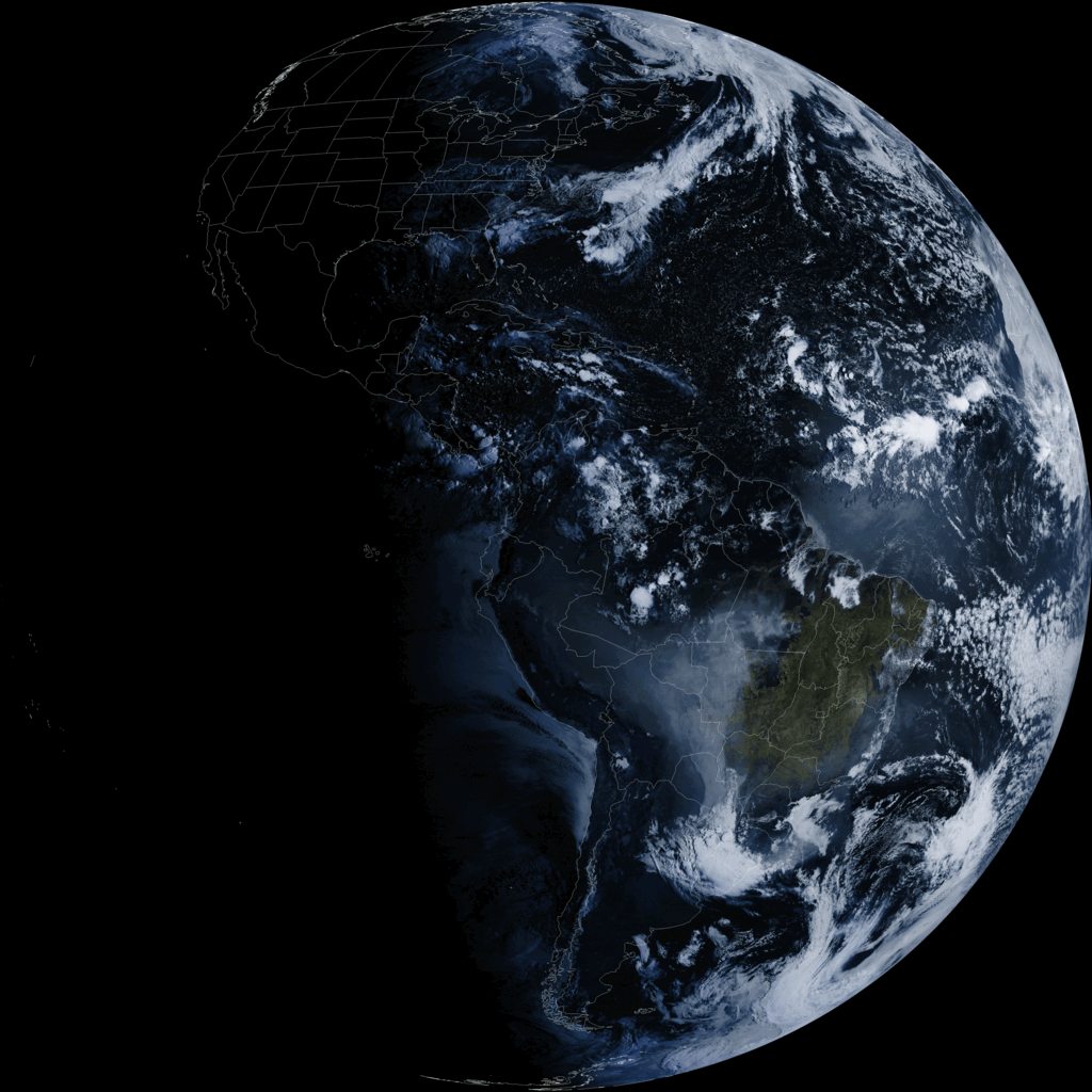 compliation of a full day's worth of full color composite images